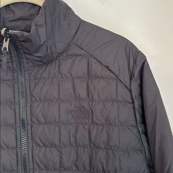 North Face Thermoball Eco primaloft Black Quilted lightweight puffer Jacket LG - Picture 4 of 13